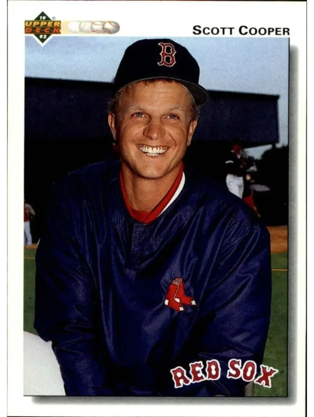 Scott Cooper 1992 Upper Deck MLB #541 Baseball Card Boston Red Sox